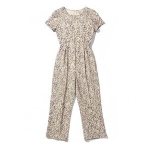 VTG Y2K Newport News Cottagecore Slim Preppy Summer Romper Jumpsuit 4